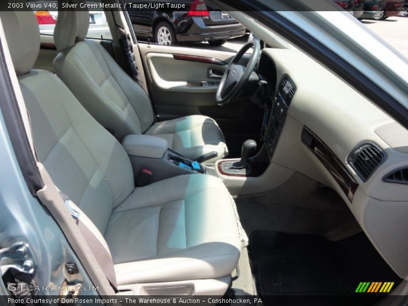 Silver Green Metallic / Taupe/Light Taupe 2003 Volvo V40