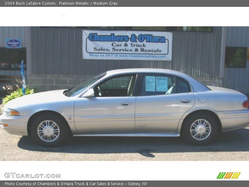 Platinum Metallic / Medium Gray 2004 Buick LeSabre Custom