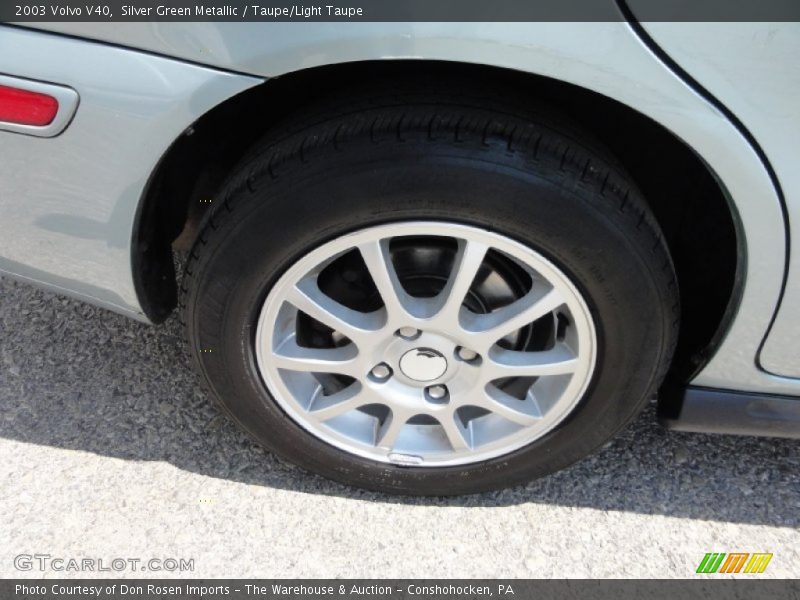 Silver Green Metallic / Taupe/Light Taupe 2003 Volvo V40