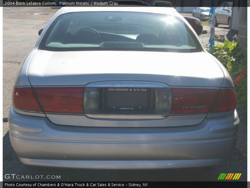 Platinum Metallic / Medium Gray 2004 Buick LeSabre Custom