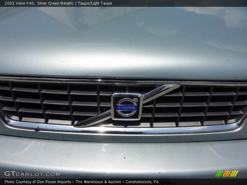 Silver Green Metallic / Taupe/Light Taupe 2003 Volvo V40