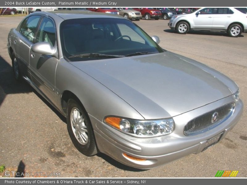 Platinum Metallic / Medium Gray 2004 Buick LeSabre Custom