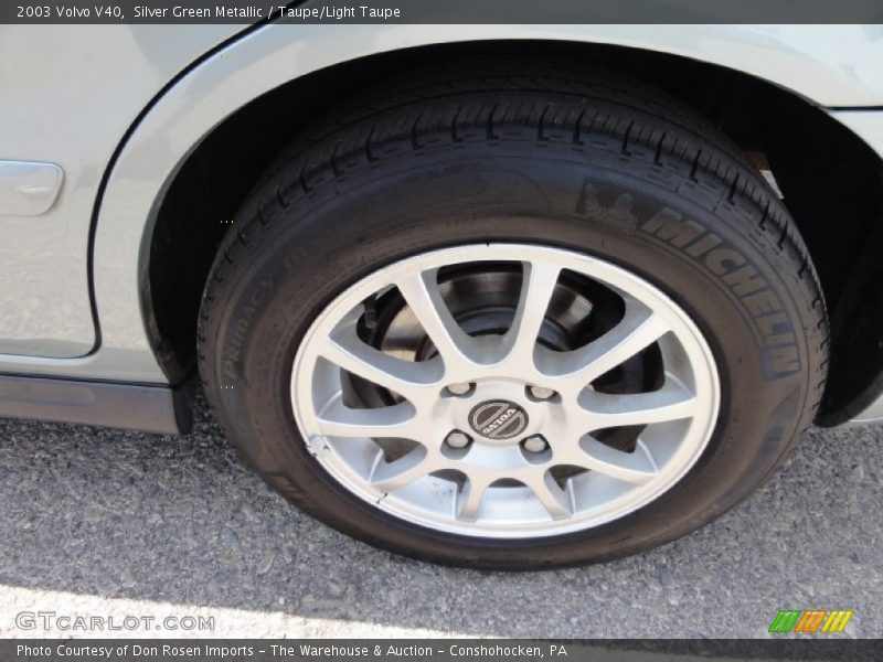 Silver Green Metallic / Taupe/Light Taupe 2003 Volvo V40