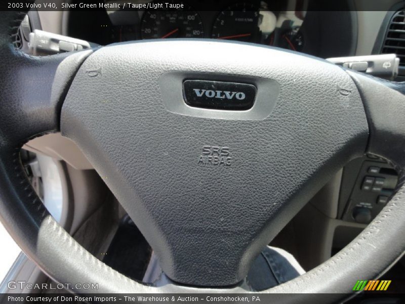Silver Green Metallic / Taupe/Light Taupe 2003 Volvo V40