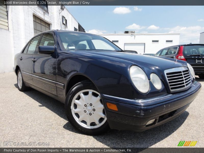 Midnight Blue / Grey 1998 Mercedes-Benz E 320 Sedan