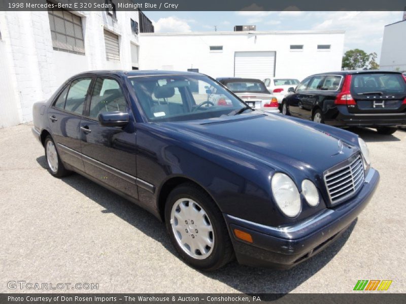 Midnight Blue / Grey 1998 Mercedes-Benz E 320 Sedan