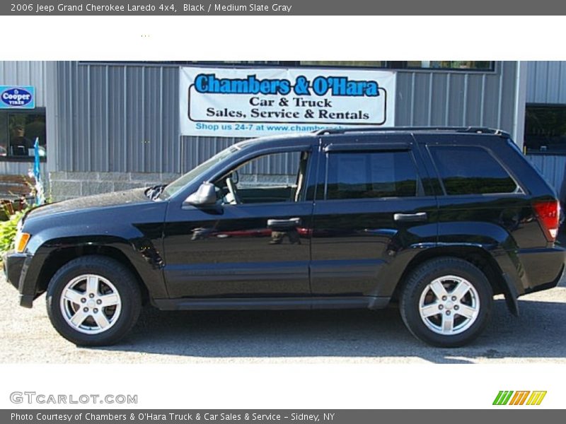 Black / Medium Slate Gray 2006 Jeep Grand Cherokee Laredo 4x4