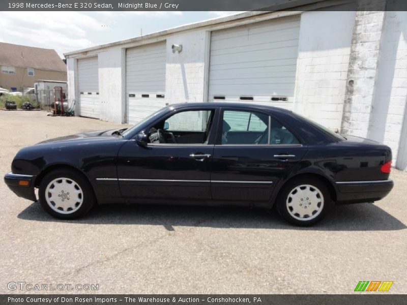 Midnight Blue / Grey 1998 Mercedes-Benz E 320 Sedan