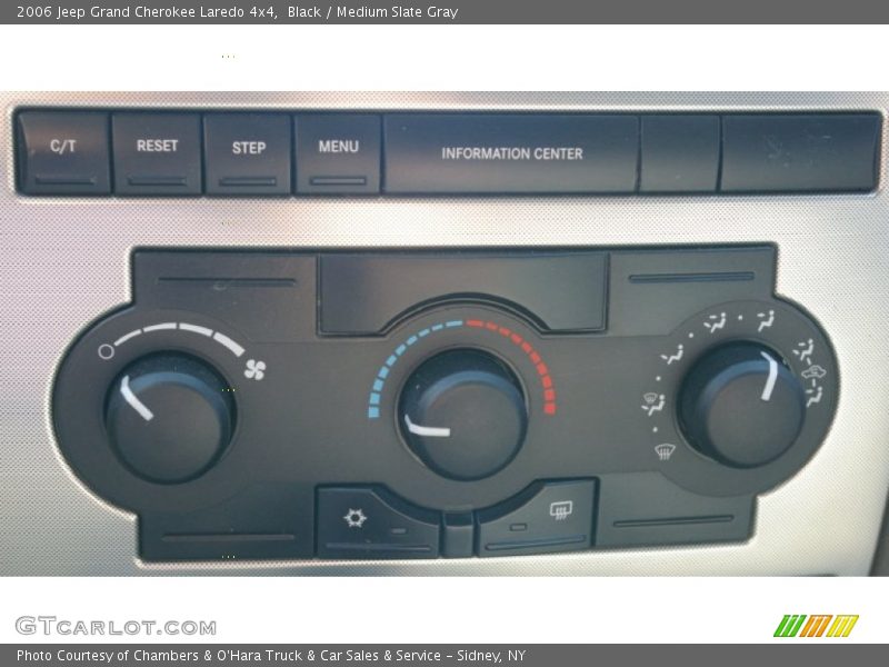 Black / Medium Slate Gray 2006 Jeep Grand Cherokee Laredo 4x4
