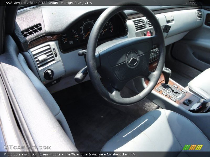 Midnight Blue / Grey 1998 Mercedes-Benz E 320 Sedan