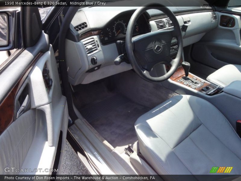 Midnight Blue / Grey 1998 Mercedes-Benz E 320 Sedan