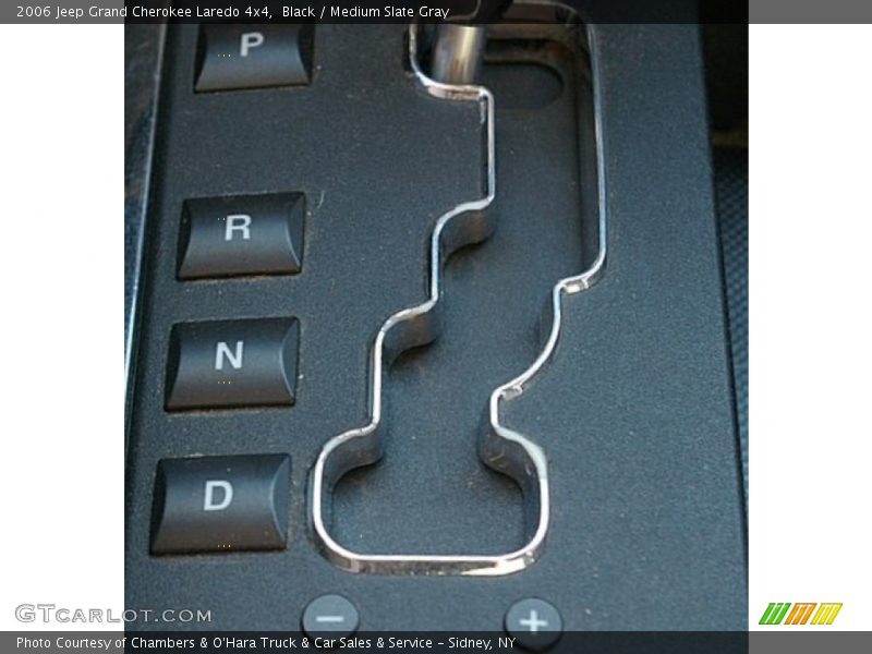 Black / Medium Slate Gray 2006 Jeep Grand Cherokee Laredo 4x4