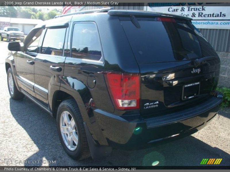 Black / Medium Slate Gray 2006 Jeep Grand Cherokee Laredo 4x4