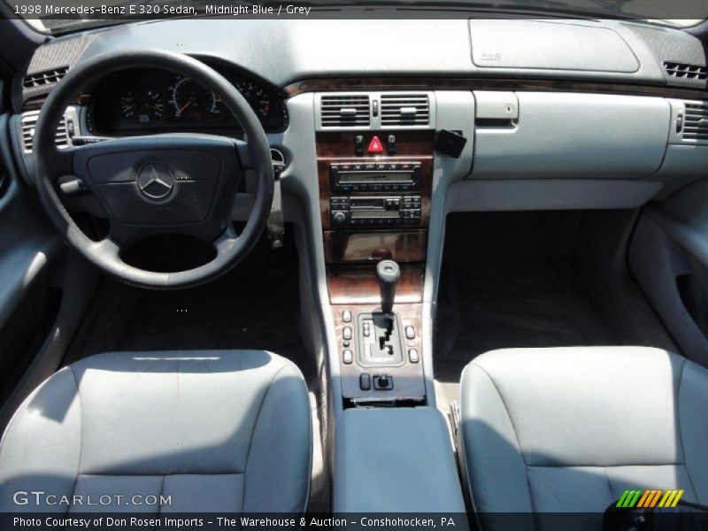 Midnight Blue / Grey 1998 Mercedes-Benz E 320 Sedan
