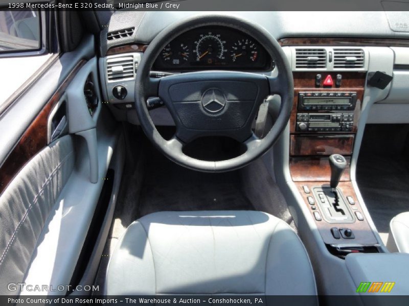 Midnight Blue / Grey 1998 Mercedes-Benz E 320 Sedan