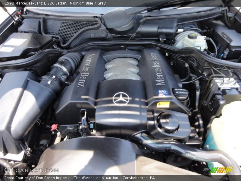 Midnight Blue / Grey 1998 Mercedes-Benz E 320 Sedan