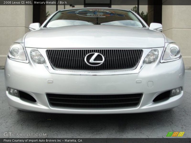 Mercury Metallic / Black 2008 Lexus GS 460