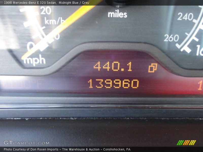 Midnight Blue / Grey 1998 Mercedes-Benz E 320 Sedan