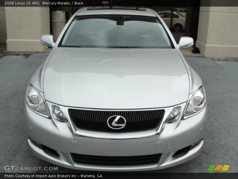 Mercury Metallic / Black 2008 Lexus GS 460