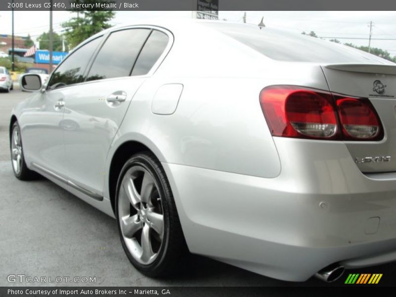 Mercury Metallic / Black 2008 Lexus GS 460