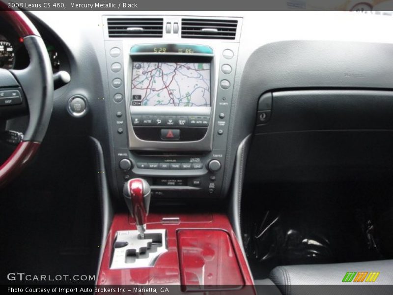 Mercury Metallic / Black 2008 Lexus GS 460