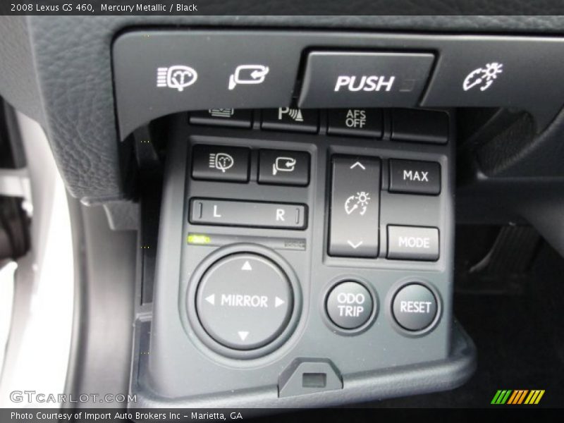 Mercury Metallic / Black 2008 Lexus GS 460