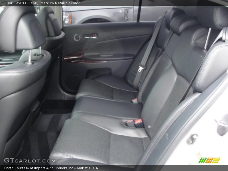 Mercury Metallic / Black 2008 Lexus GS 460
