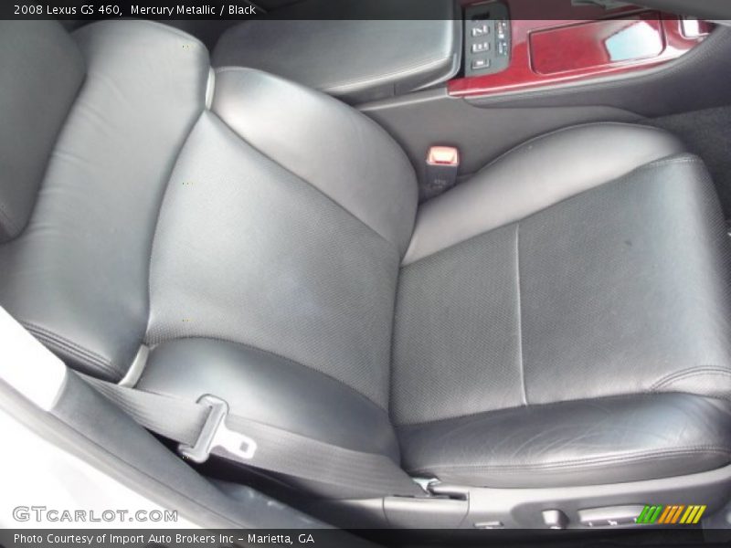 Mercury Metallic / Black 2008 Lexus GS 460