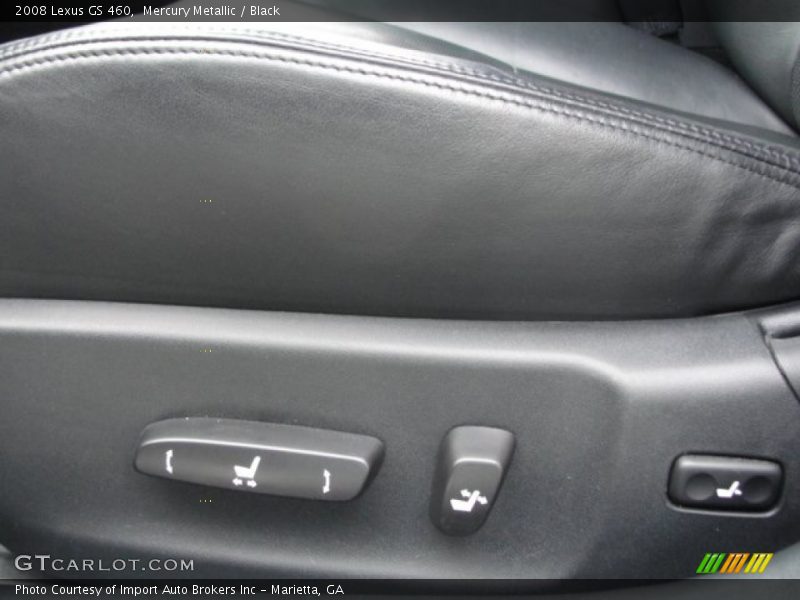 Mercury Metallic / Black 2008 Lexus GS 460