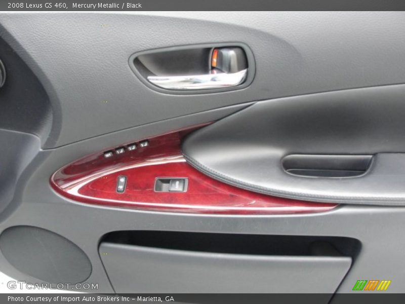 Mercury Metallic / Black 2008 Lexus GS 460