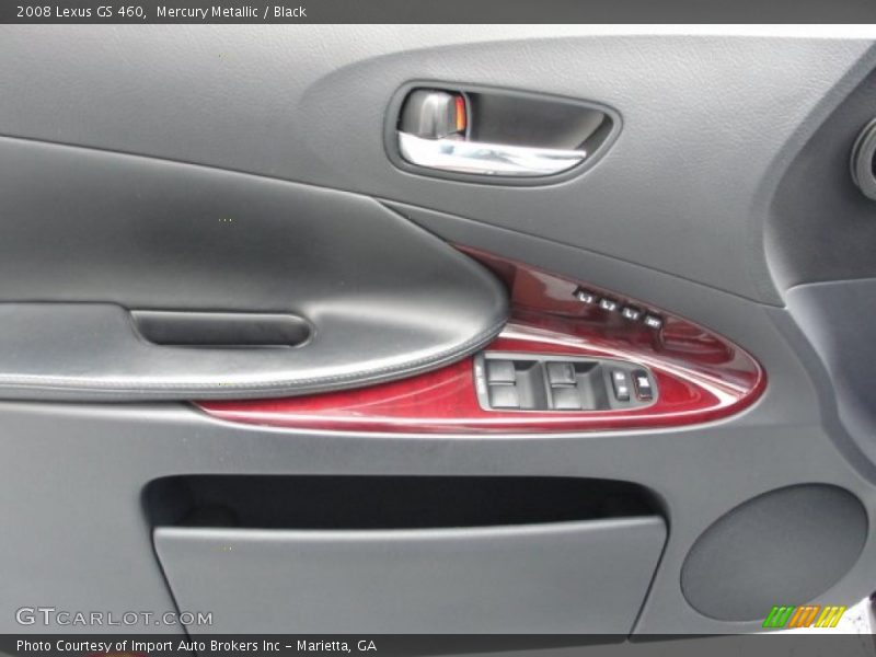 Mercury Metallic / Black 2008 Lexus GS 460
