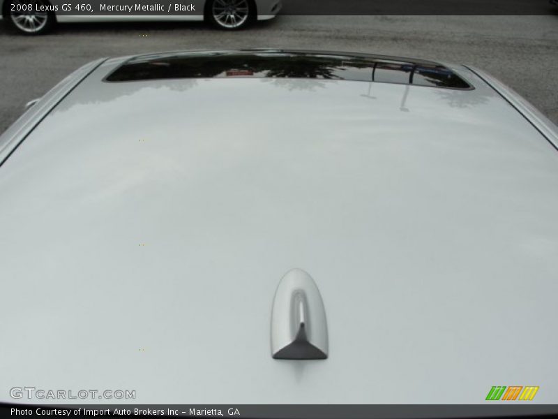 Mercury Metallic / Black 2008 Lexus GS 460