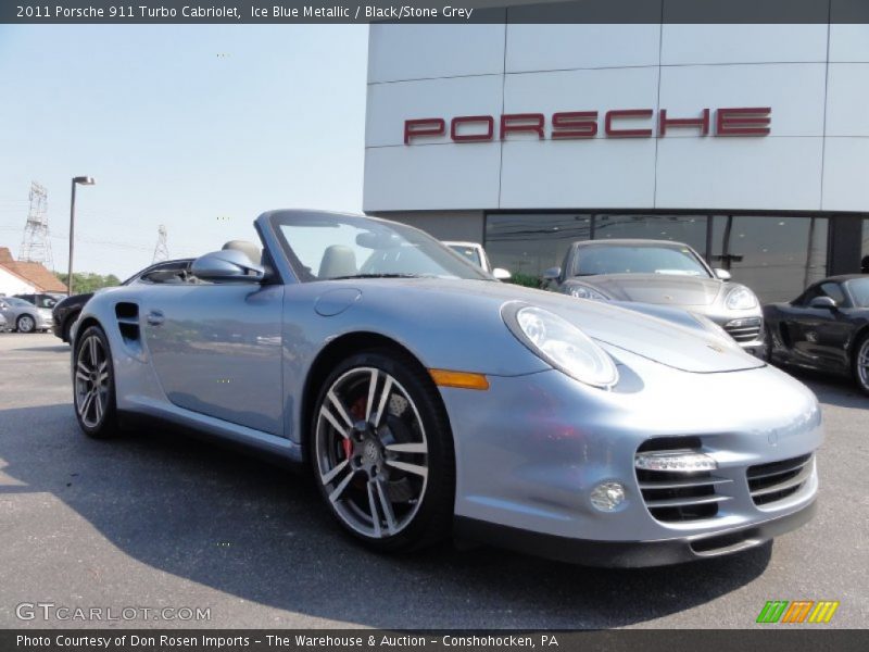  2011 911 Turbo Cabriolet Ice Blue Metallic