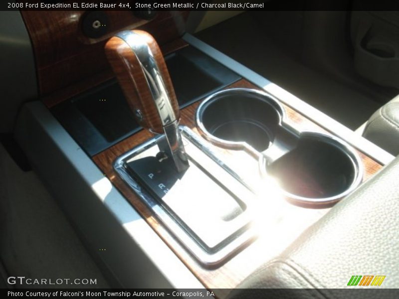 Stone Green Metallic / Charcoal Black/Camel 2008 Ford Expedition EL Eddie Bauer 4x4