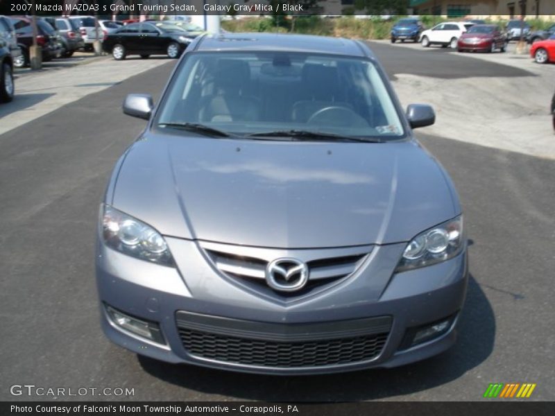 Galaxy Gray Mica / Black 2007 Mazda MAZDA3 s Grand Touring Sedan