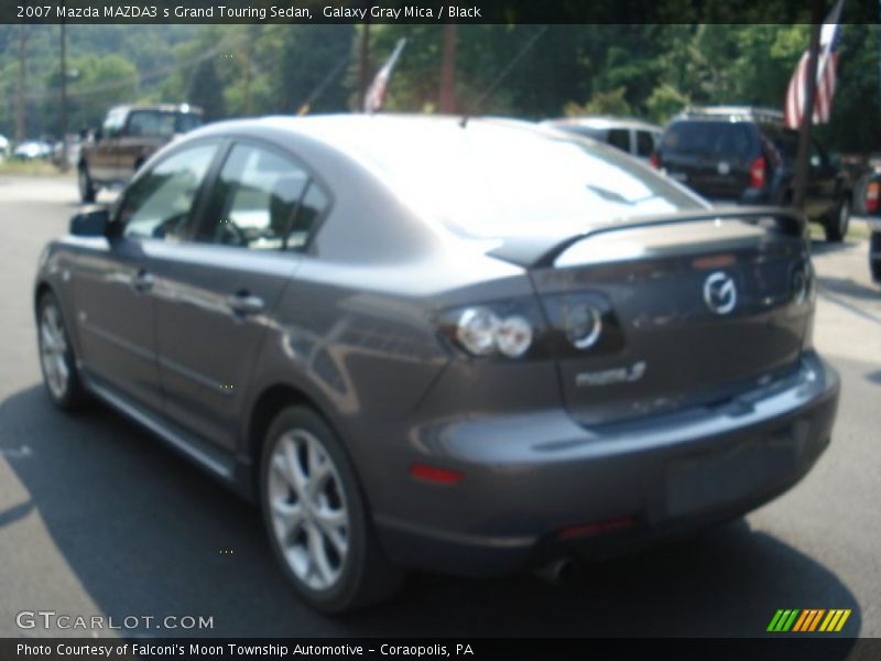 Galaxy Gray Mica / Black 2007 Mazda MAZDA3 s Grand Touring Sedan