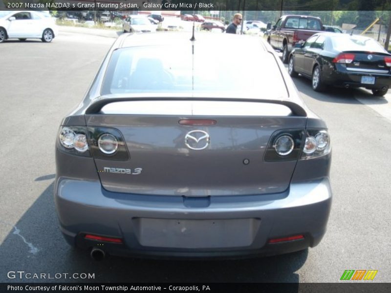 Galaxy Gray Mica / Black 2007 Mazda MAZDA3 s Grand Touring Sedan