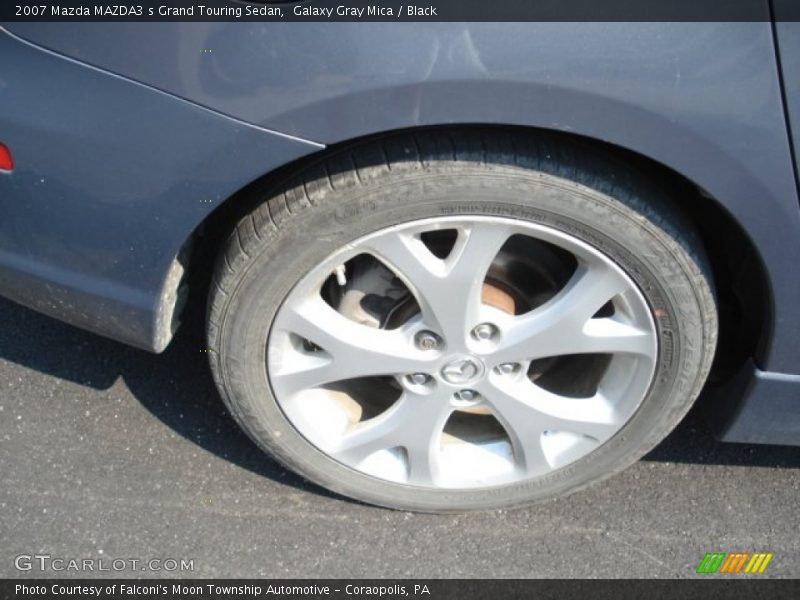 Galaxy Gray Mica / Black 2007 Mazda MAZDA3 s Grand Touring Sedan