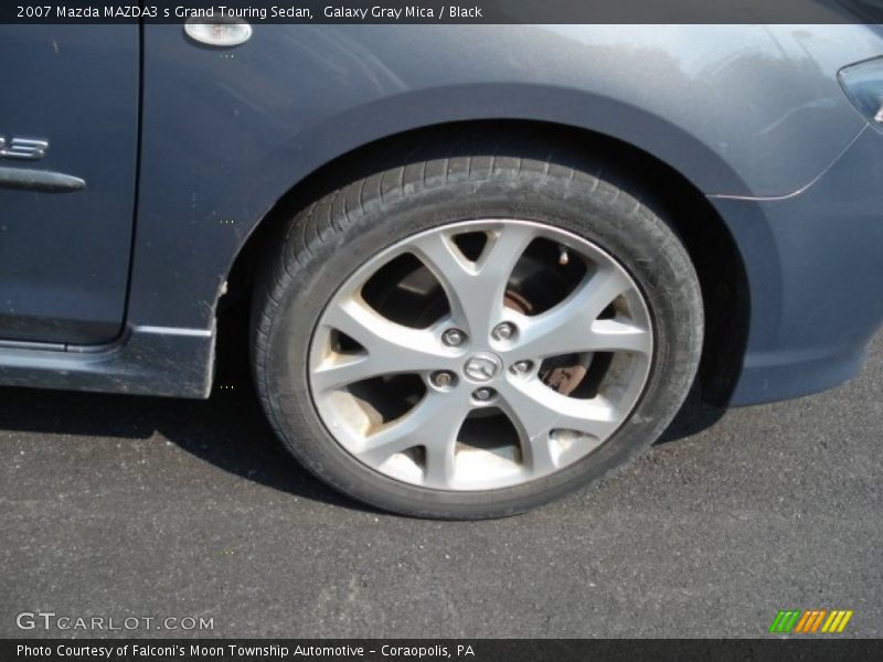 Galaxy Gray Mica / Black 2007 Mazda MAZDA3 s Grand Touring Sedan
