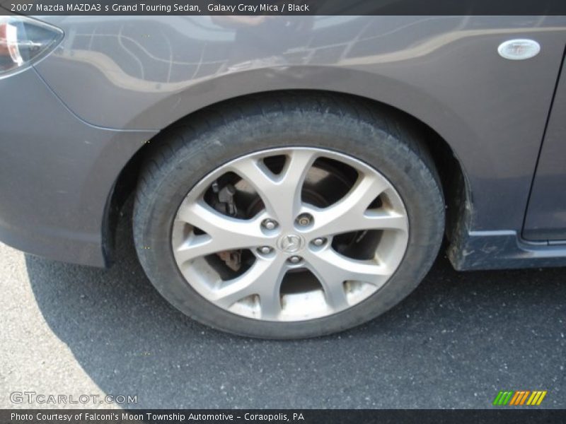 Galaxy Gray Mica / Black 2007 Mazda MAZDA3 s Grand Touring Sedan