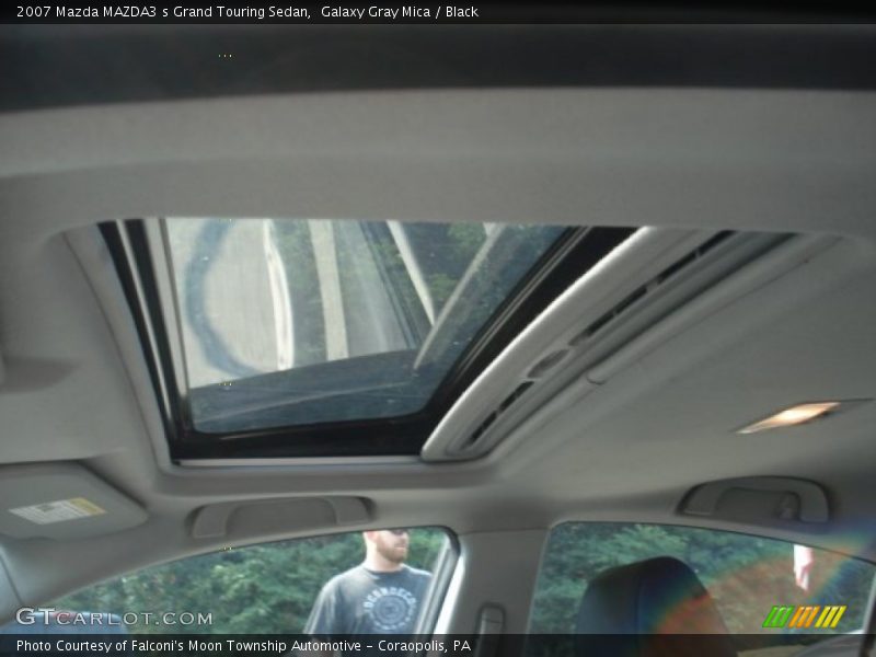 Galaxy Gray Mica / Black 2007 Mazda MAZDA3 s Grand Touring Sedan