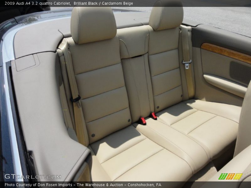 Brilliant Black / Cardamom Beige 2009 Audi A4 3.2 quattro Cabriolet