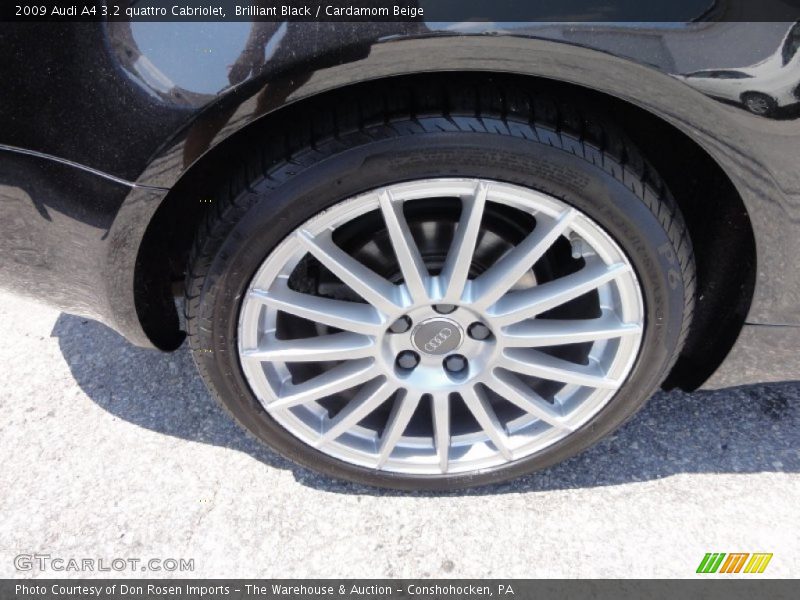 Brilliant Black / Cardamom Beige 2009 Audi A4 3.2 quattro Cabriolet