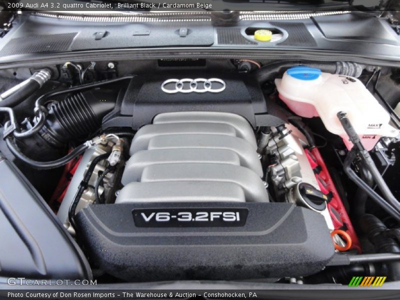 Brilliant Black / Cardamom Beige 2009 Audi A4 3.2 quattro Cabriolet