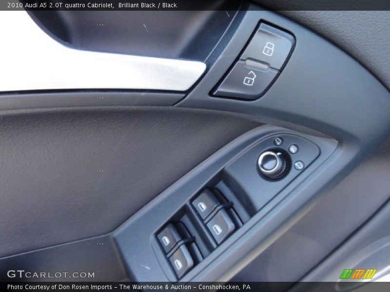 Brilliant Black / Black 2010 Audi A5 2.0T quattro Cabriolet
