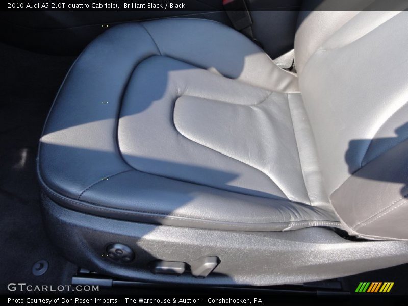Brilliant Black / Black 2010 Audi A5 2.0T quattro Cabriolet