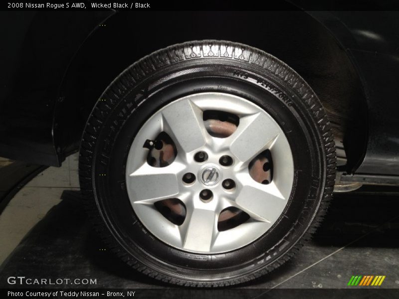 Wicked Black / Black 2008 Nissan Rogue S AWD