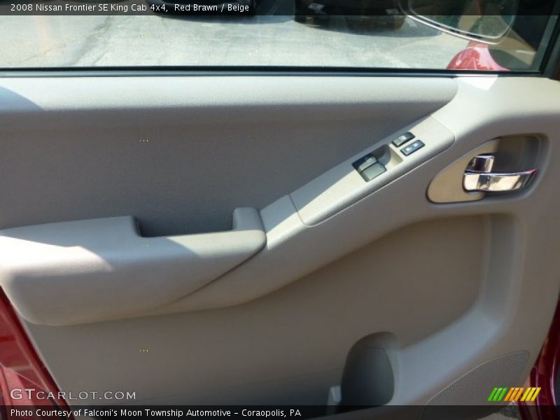 Red Brawn / Beige 2008 Nissan Frontier SE King Cab 4x4