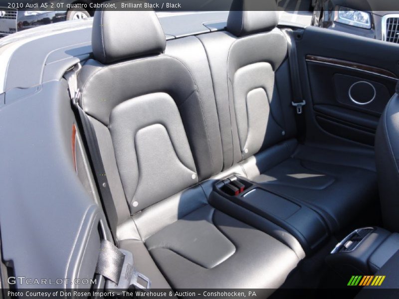 Brilliant Black / Black 2010 Audi A5 2.0T quattro Cabriolet