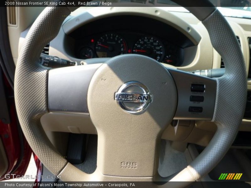 Red Brawn / Beige 2008 Nissan Frontier SE King Cab 4x4